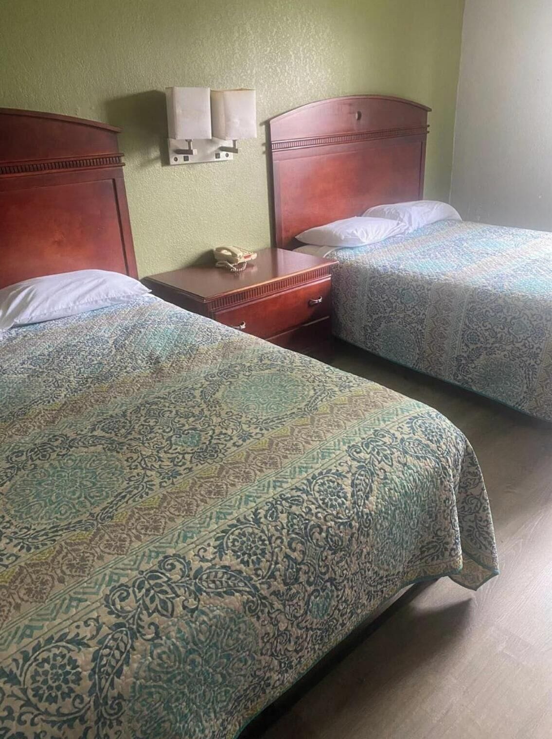 Room, 2 Double Beds, Non Smoking | Desk, iron/ironing board, free WiFi, bed sheets