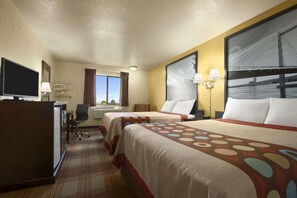 标准房, 2 张大床 | 办公桌、笔记本电脑工作区、熨斗/熨衣板、免费婴儿床