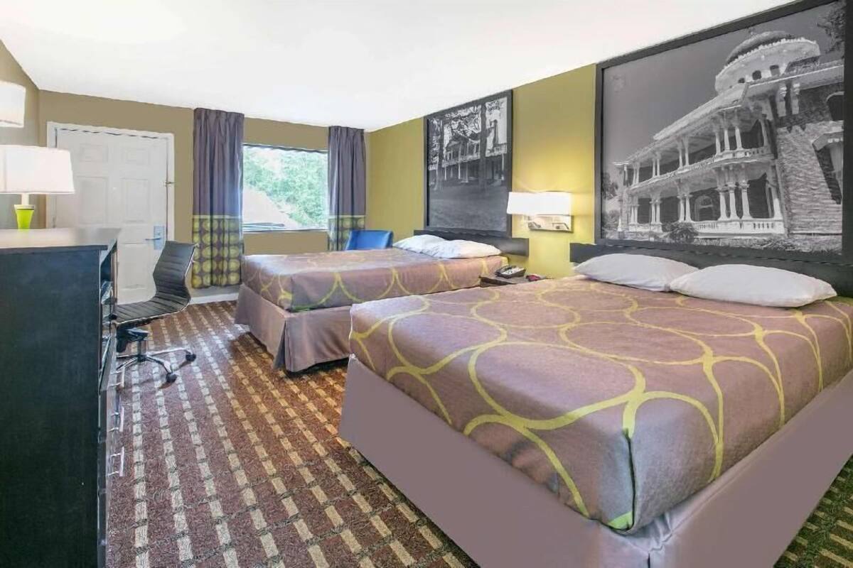 Desk, blackout drapes, free cribs/infant beds, free WiFi