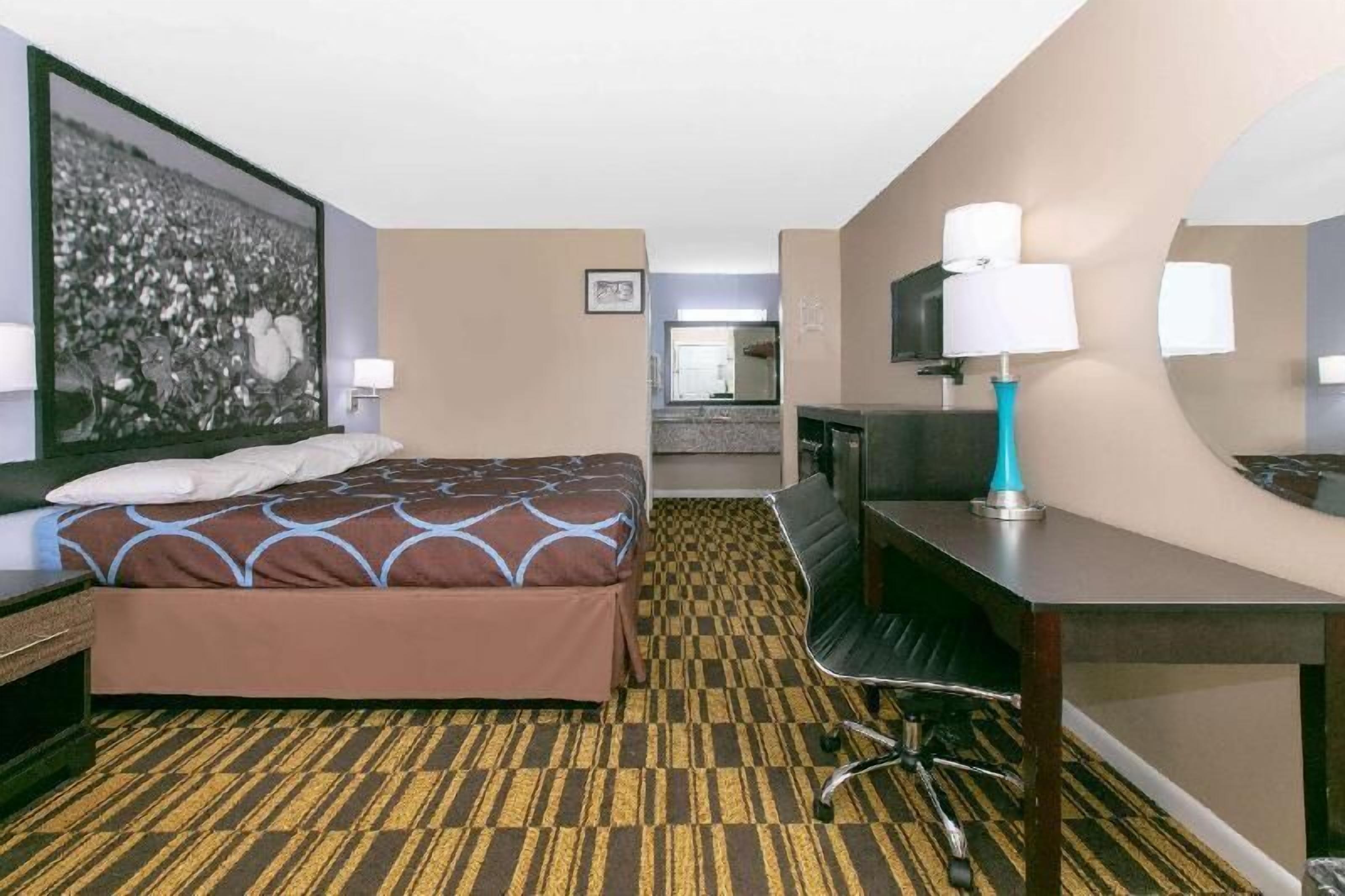 Desk, blackout drapes, free cribs/infant beds, free WiFi