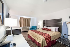 Suite, 1 King Bed, Non Smoking, Jetted Tub | Desk, laptop workspace, free WiFi, bed sheets