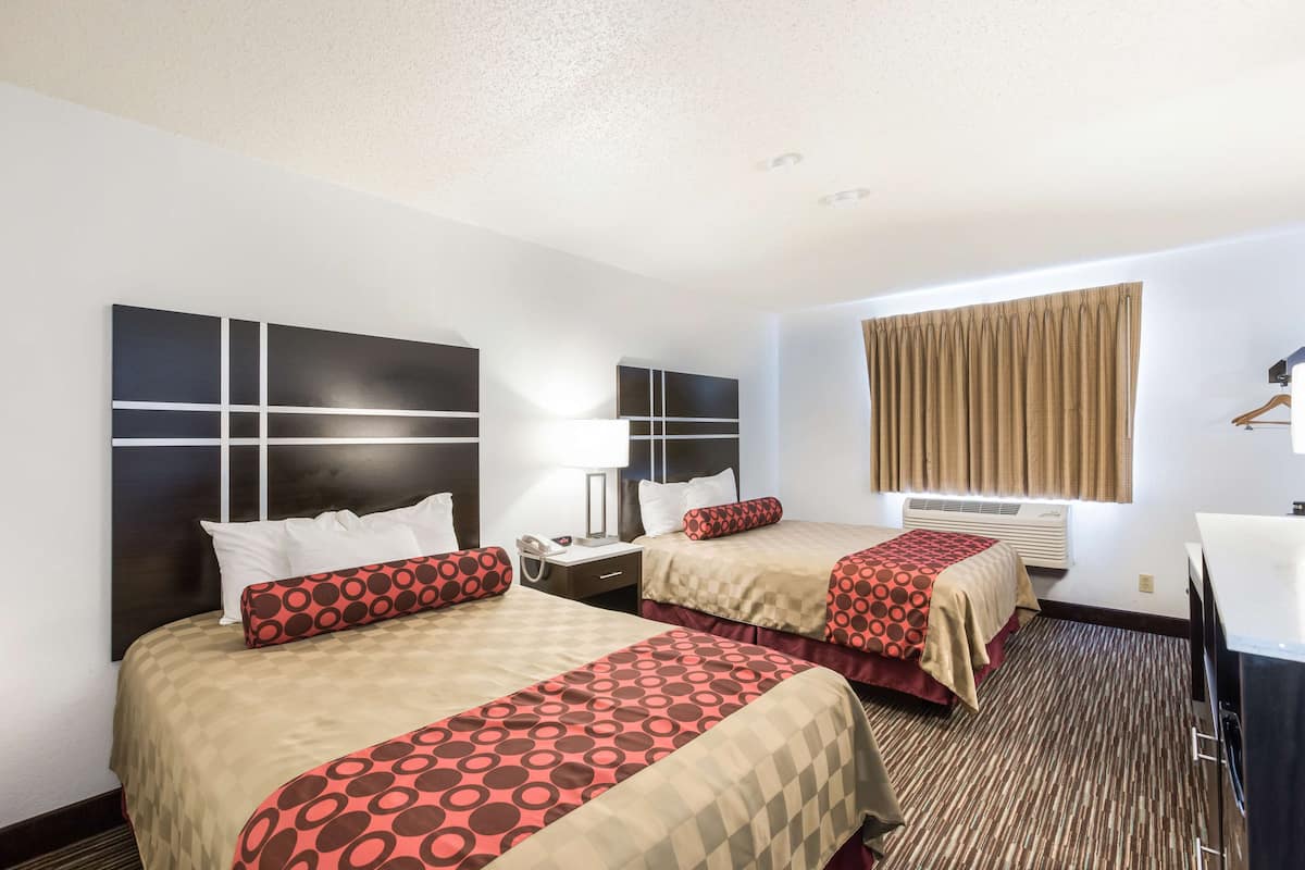 Desk, laptop workspace, free WiFi, bed sheets