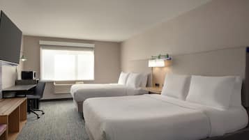 Blackout drapes, iron/ironing board, free WiFi, bed sheets