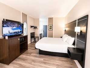 Habitación, 1 cama King size, para no fumadores | Escritorio, cortinas blackout y insonorización 