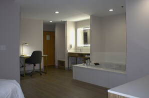 Superior Studio Suite, 1 King Bed, Non Smoking | Living area | TV