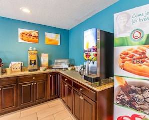 Free buffet breakfast
