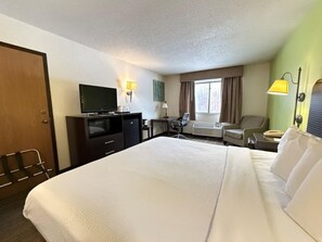 In-room safe, desk, laptop workspace, blackout drapes - SureStay by Best Western Grove City (Grove City)
