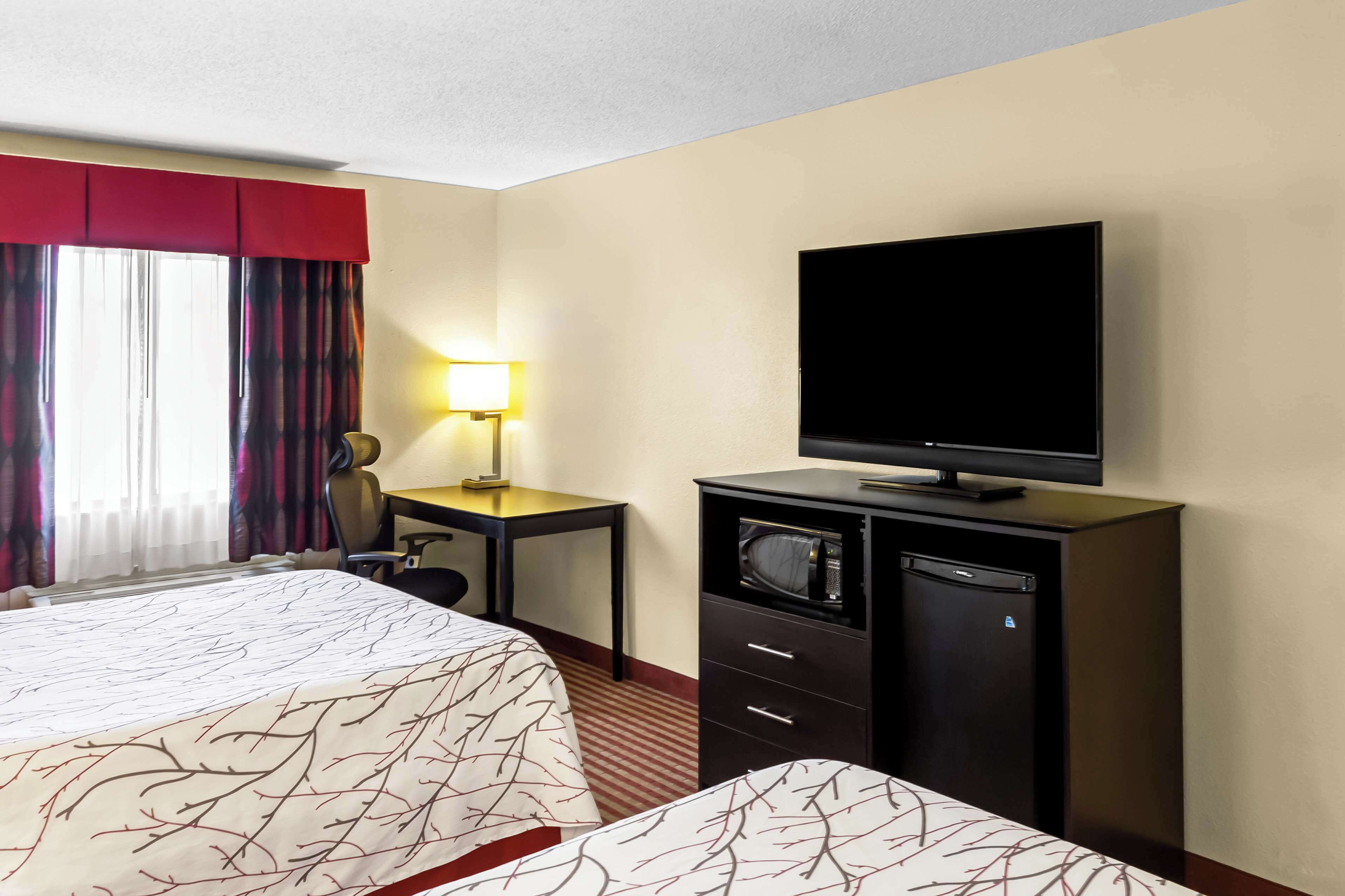 standard room, 2 queen beds, non smoking, refrigerator & microwave | soundproofing, iron/ironing board, free cots/infant beds, internet