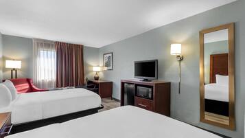 Standard Double Room, 2 Double Beds, Non Smoking | In-room safe, desk, iron/ironing board, free WiFi