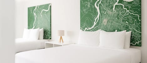 Free WiFi, bed sheets