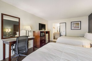 In-room safe, desk, laptop workspace, blackout drapes