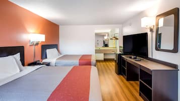 1 bedroom, desk, free WiFi, bed sheets