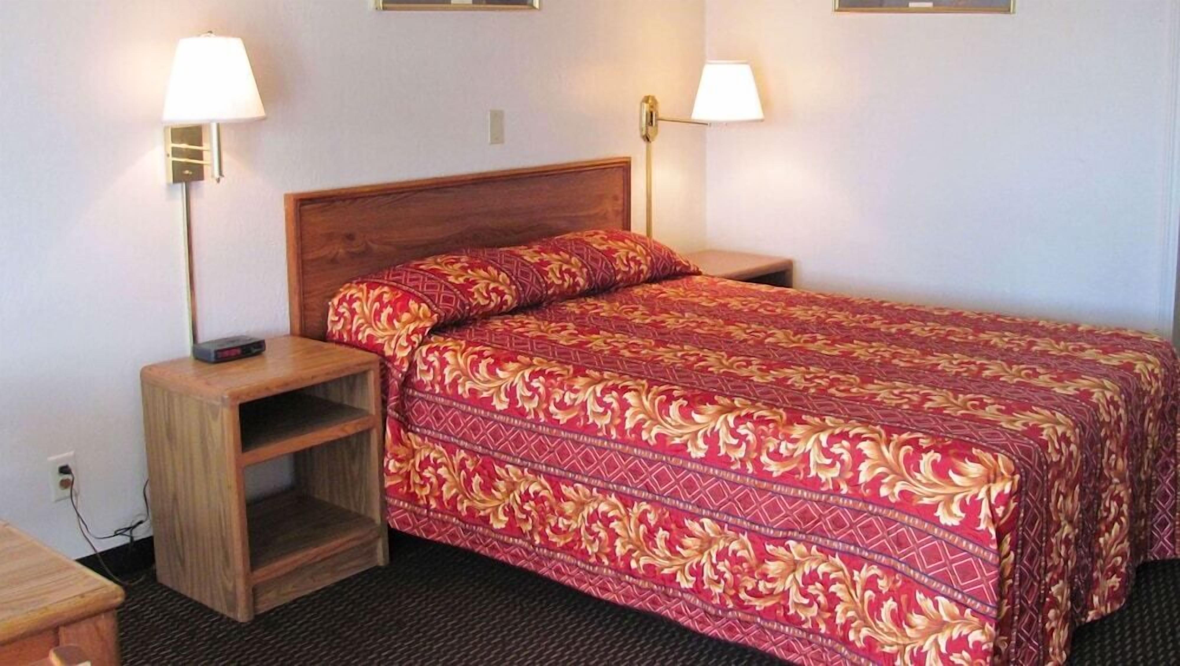 Desk, laptop workspace, blackout curtains, free WiFi
