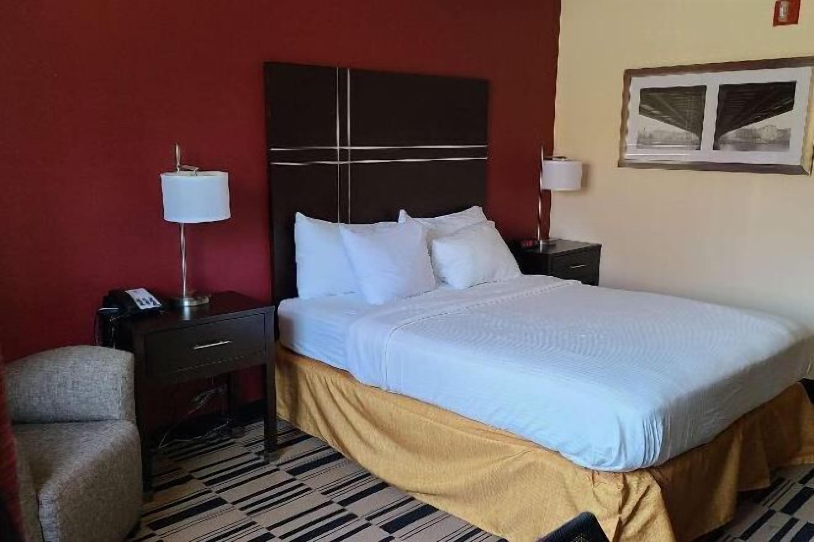 Individually decorated, individually furnished, desk, laptop workspace