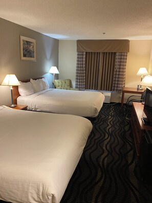 Standard Room, 2 Queen Beds | In-room safe, blackout drapes, iron/ironing board, free rollaway beds - Baymont by Wyndham Logan (Logan)