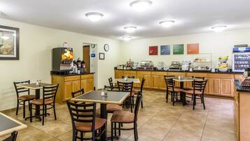 Free daily buffet breakfast