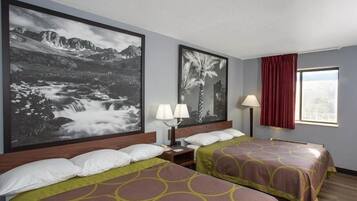 Desk, iron/ironing board, free cribs/infant beds, free WiFi