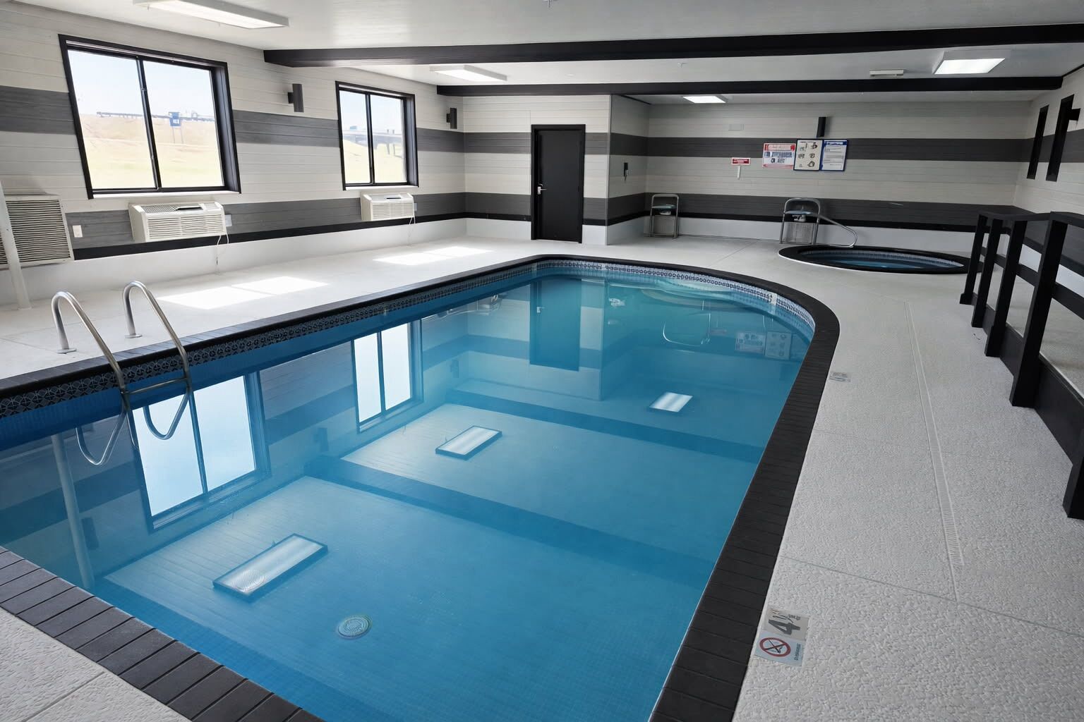 Una piscina techada