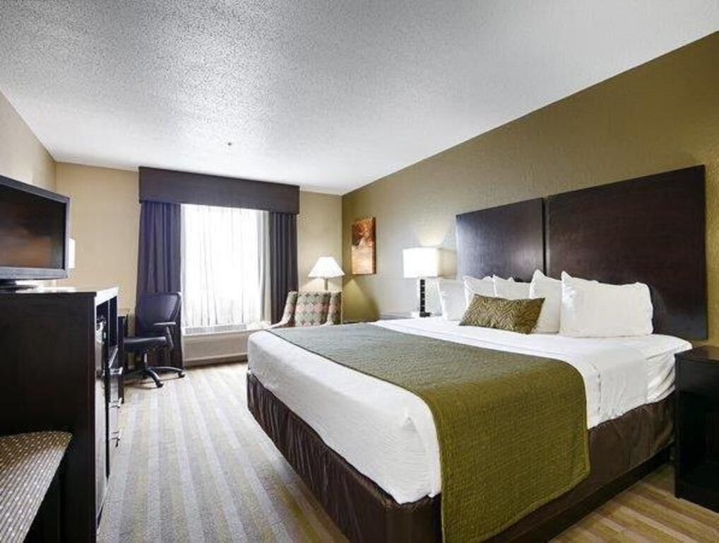 Premium bedding, pillow-top beds, blackout curtains, iron/ironing board