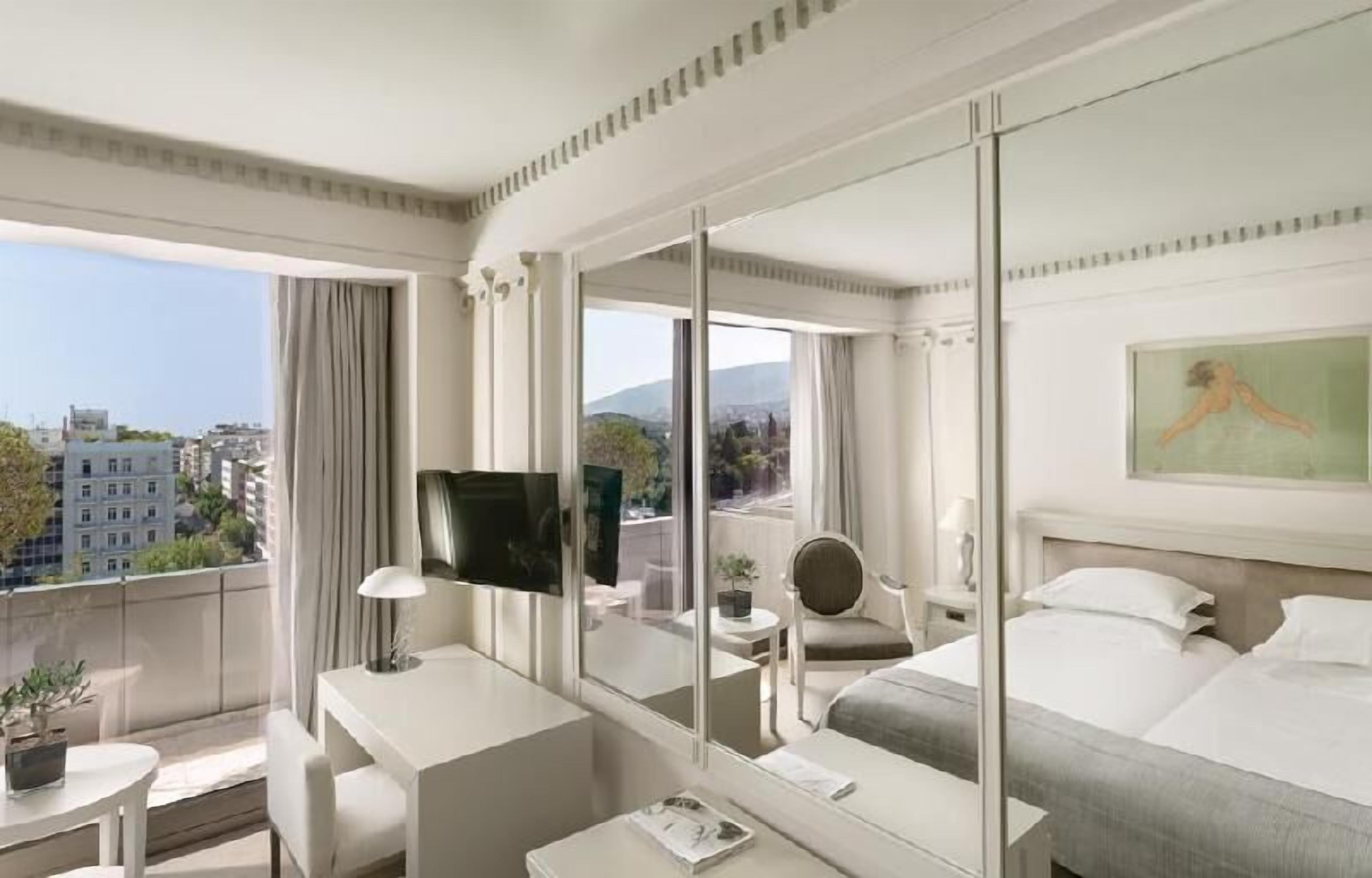 Ropa de cama de alta calidad y minibar 