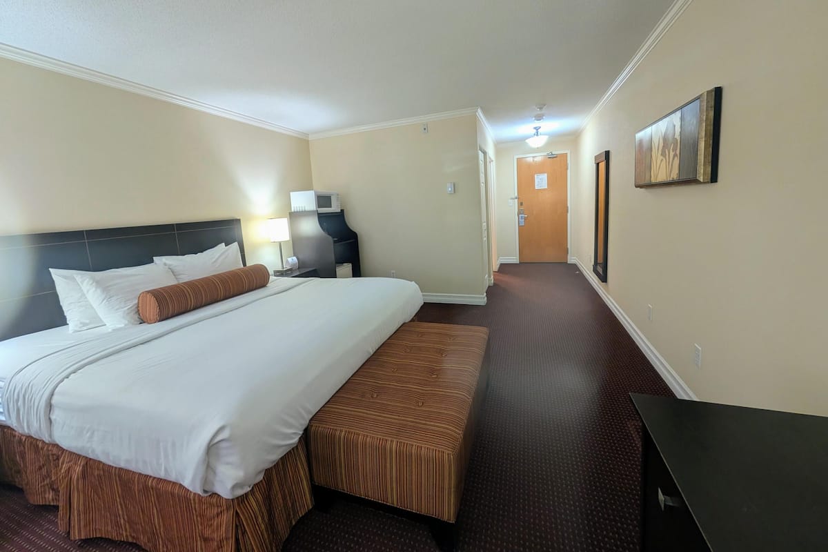 Phòng Executive, 1 giường cỡ king, tủ lạnh & lò vi sóng, quang cảnh hồ | Bàn ủi/dụng cụ ủi quần áo, giường gấp/giường phụ (phụ phí)