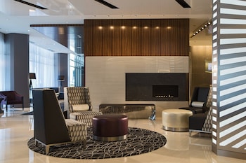 Hotel entrance and lobby at Hotel Chicago Downtown, Autograph Collection by Marriott
