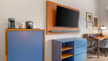 Rum - 1 kingsize-säng - tillgänglighetsanpassat - icke-rökare | Allergitestade sängkläder, duntäcken och skrivbord