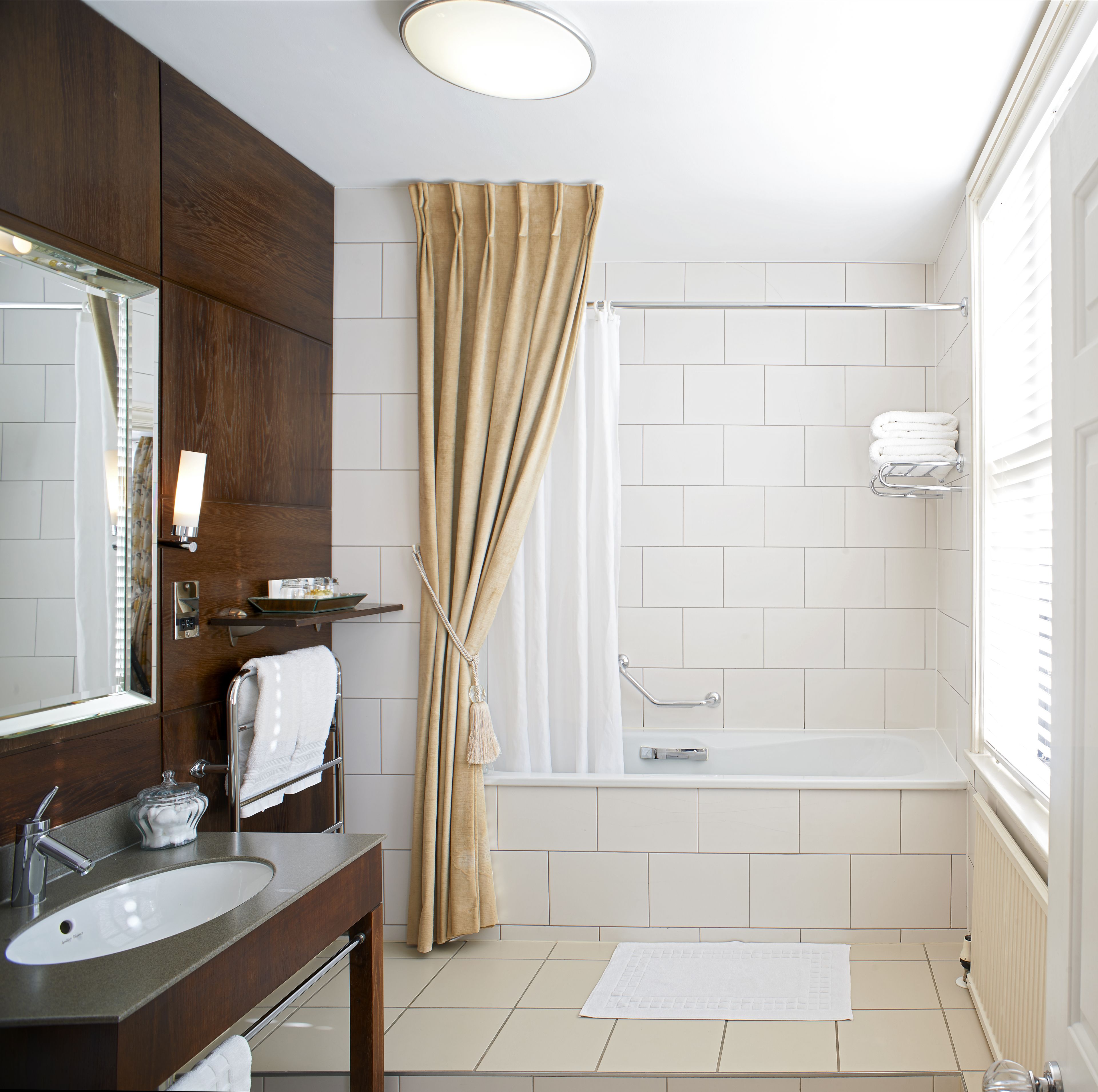 free toiletries, hair dryer, towels