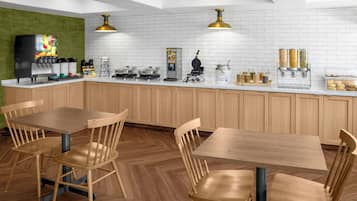 Free daily buffet breakfast