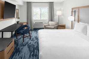 Chambre, 1 trÚs grand lit, non-fumeurs | 1 chambre, literie de qualité supérieure, couette en duvet d'oie