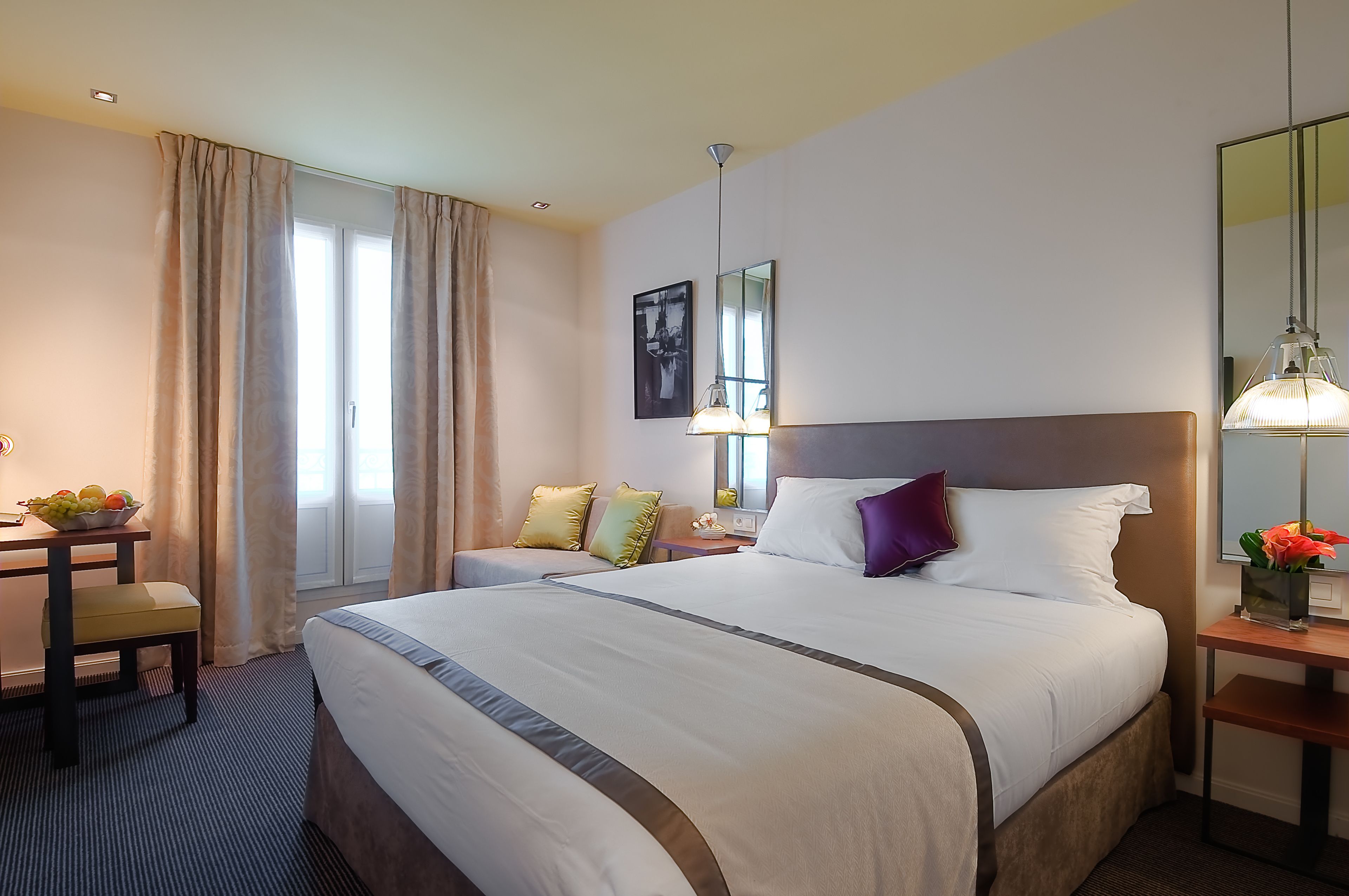 in-room safe, individually decorated, desk, blackout curtains