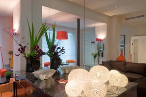 Lobby sitting area