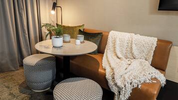 In-room safe, blackout curtains, iron/ironing board, free WiFi