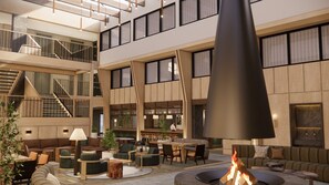Sala de estar en el lobby