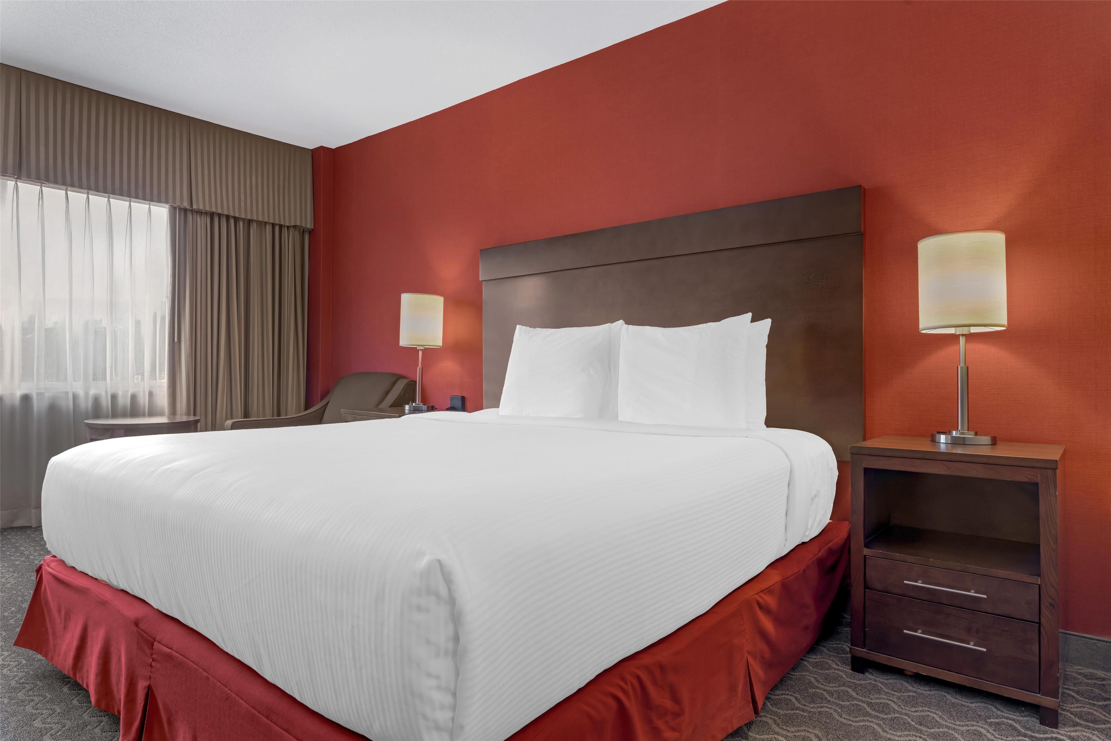 In-room safe, desk, blackout curtains, soundproofing