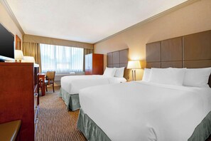 Standard Room, 2 Double Beds, Non Smoking | Premium bedding, iron/ironing board, free WiFi, bed sheets