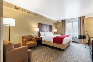 Room, 1 King Bed, Non Smoking | Egyptian cotton sheets, premium bedding, desk, blackout drapes