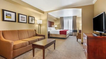 Suite, 1 King-Bett und Schlafsofa, Nichtraucher (Top Floor)