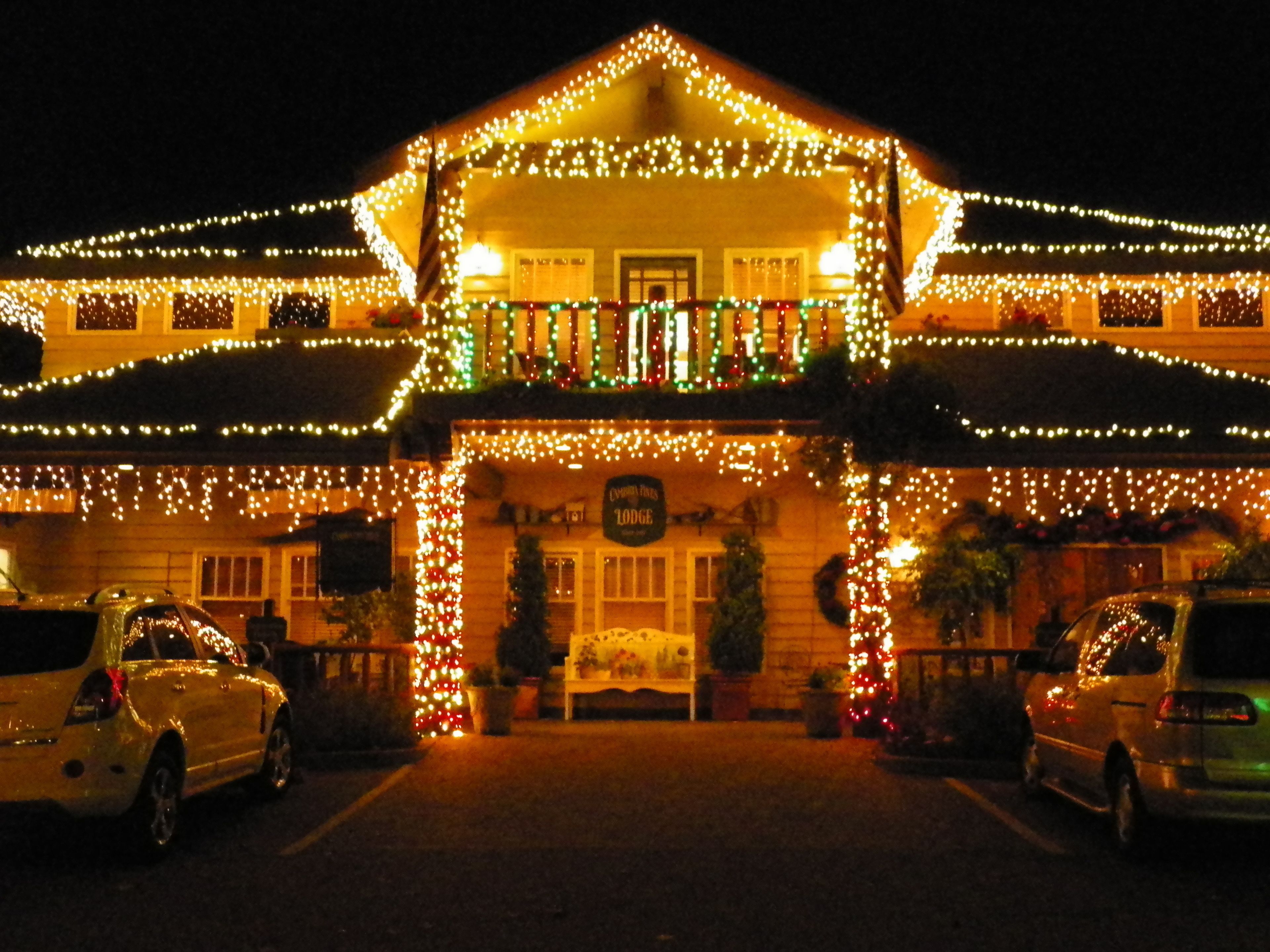 front of property – evening/night