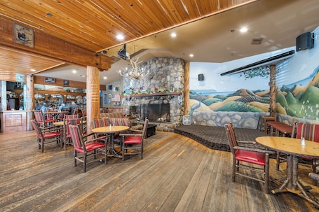 Bar (on property). Cambria Pines Lodge