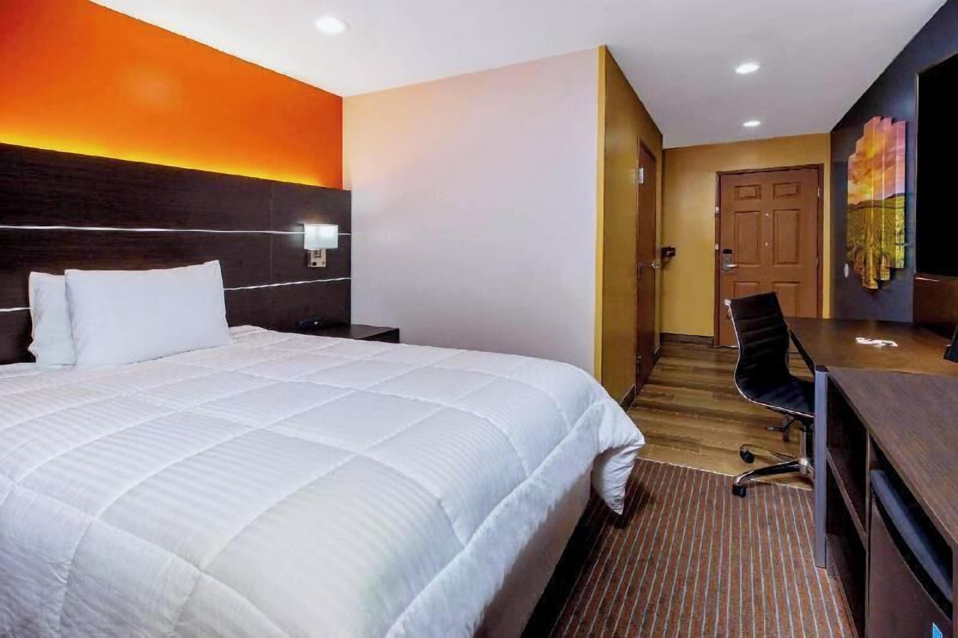 Premium bedding, in-room safe, desk, blackout drapes
