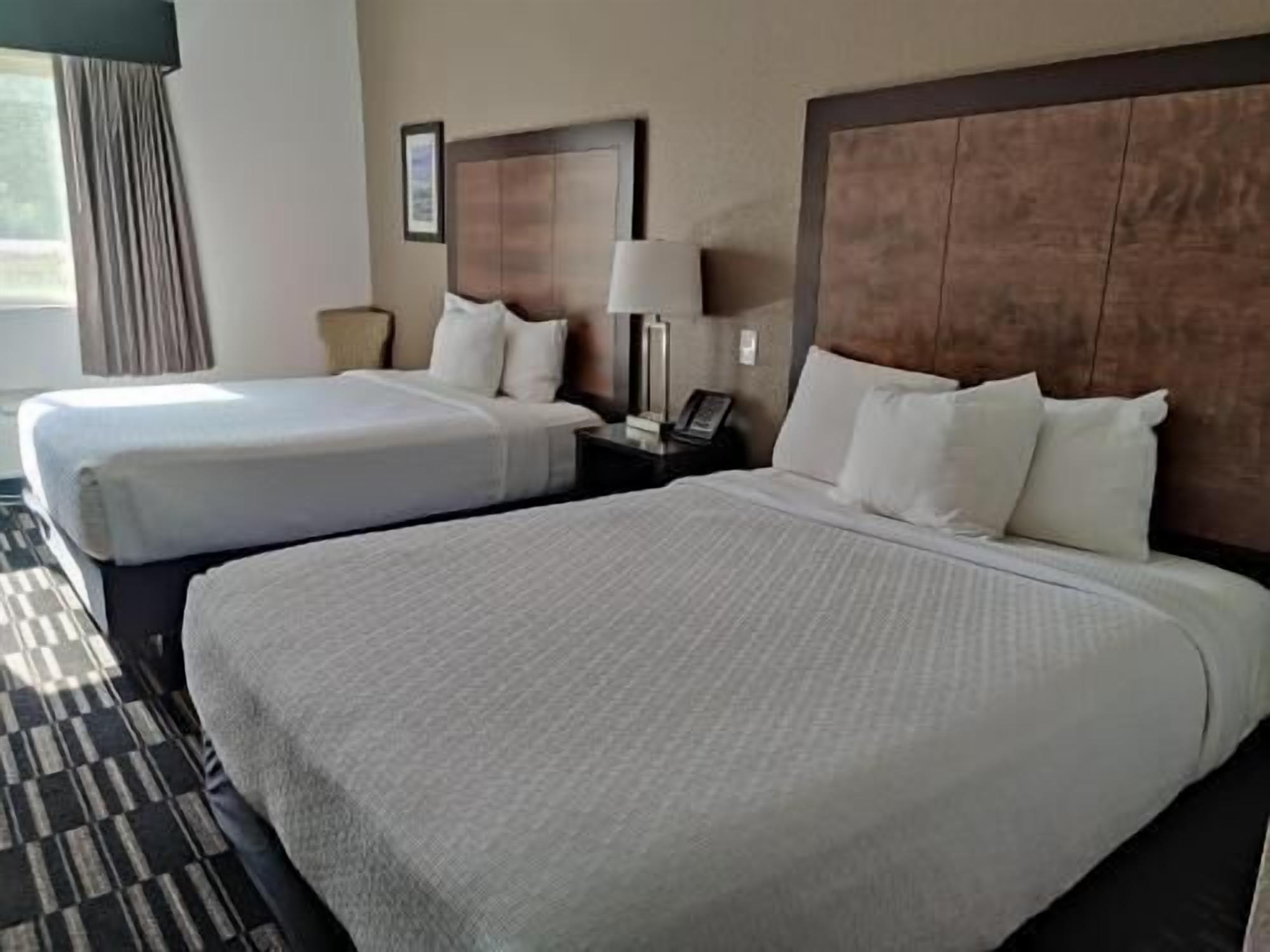Camas con pillow-top, muebles diferentes y cortinas blackout 