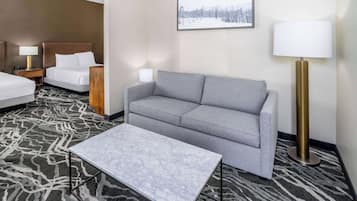 Pillowtop beds, individually furnished, blackout drapes