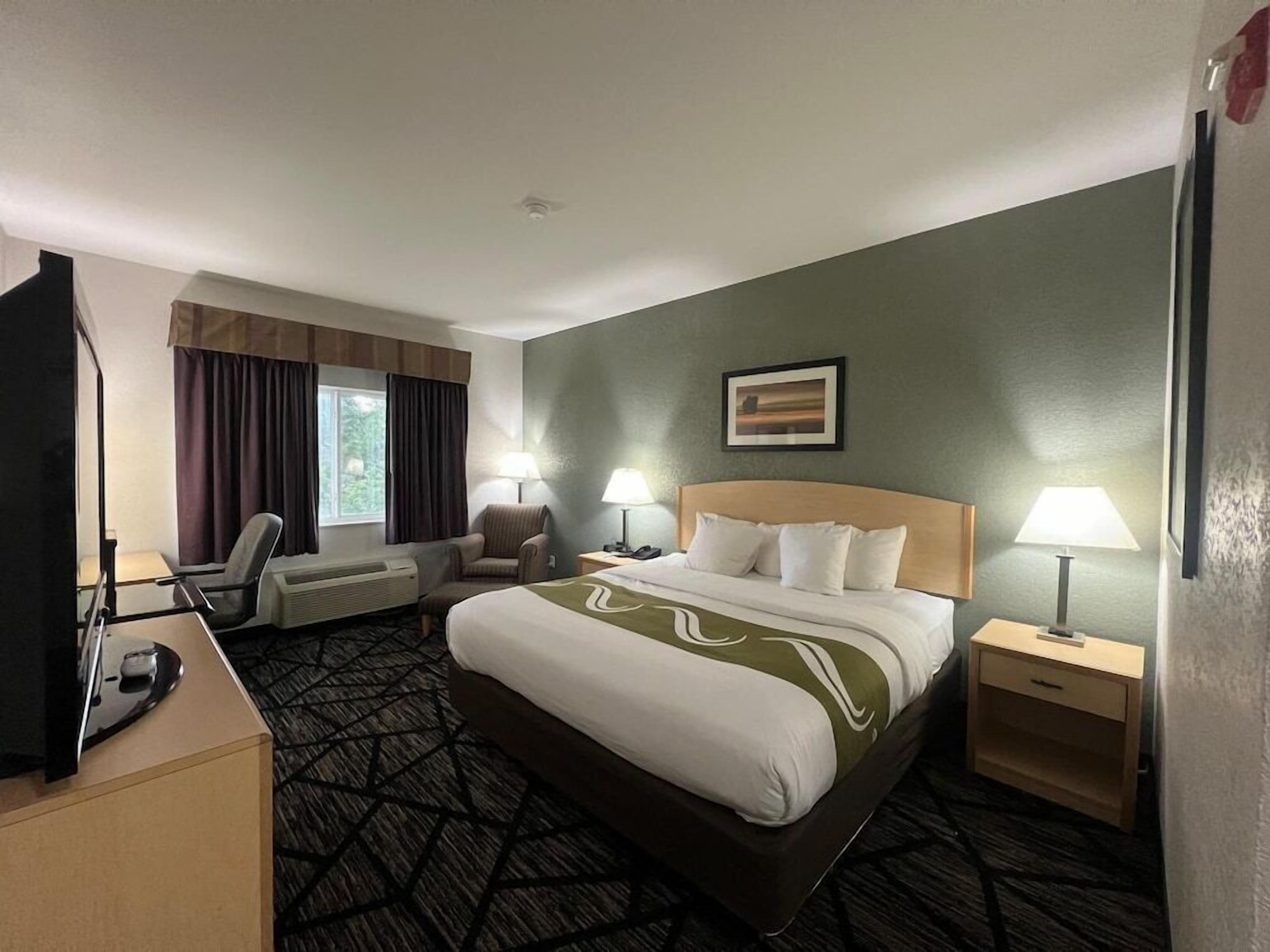 In-room safe, desk, blackout curtains, soundproofing