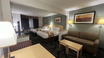 Suite, 1 Bedroom, Non Smoking (2 Queen Beds) | In-room safe, desk, blackout curtains, soundproofing