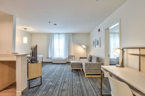 Suite, 2 Bedrooms | Living area | 32-inch Smart TV with satellite channels, TV, Netflix