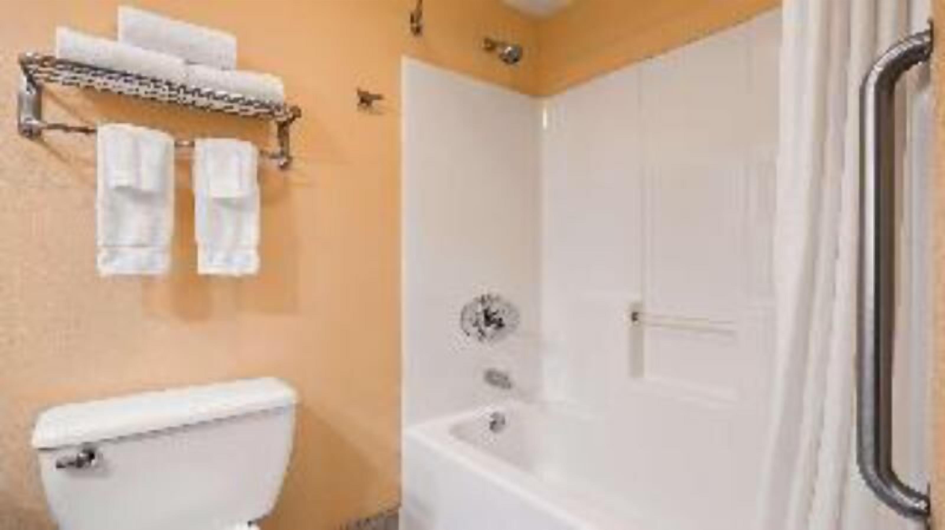 Salle de bain | Ensemble baignoire-douche, articles de toilette (gratuits)