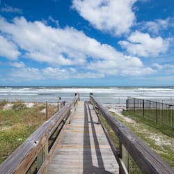 On the beach, free beach cabanas