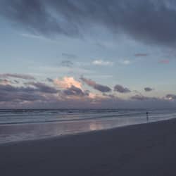On the beach, free beach cabanas