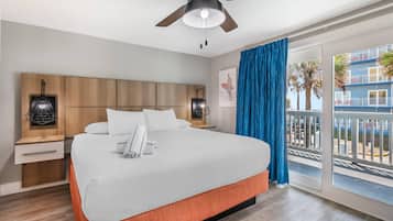 2 Bedrooms, King and Two Twins | Pillow-top beds, iron/ironing board, free WiFi, bed sheets